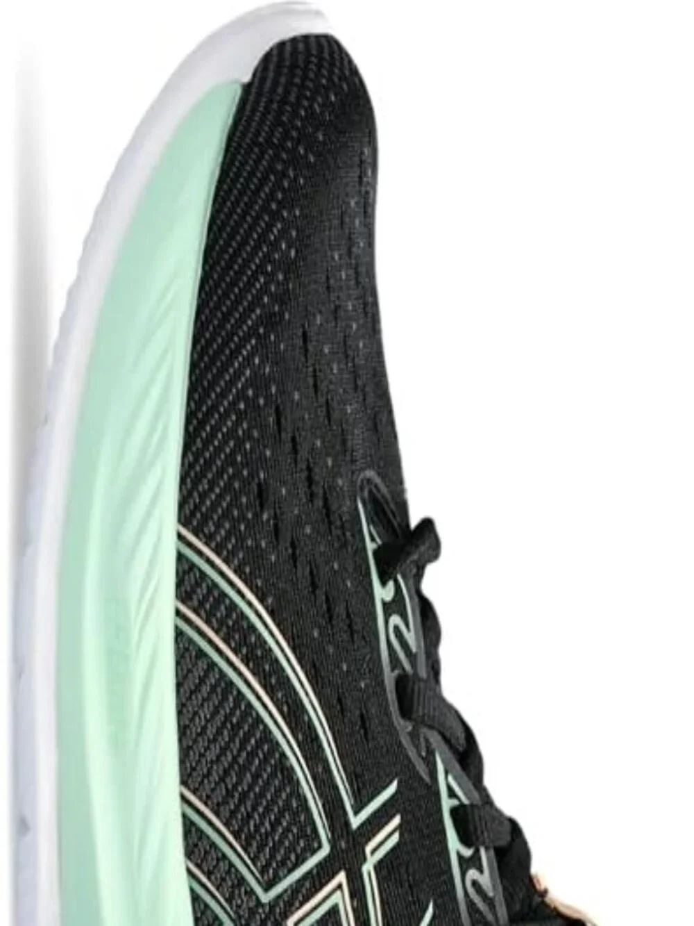 ASICS GEL-Cumulus 26 Women's Running Shoes Size 7.5 - Black/Mint Tint (1012B599)